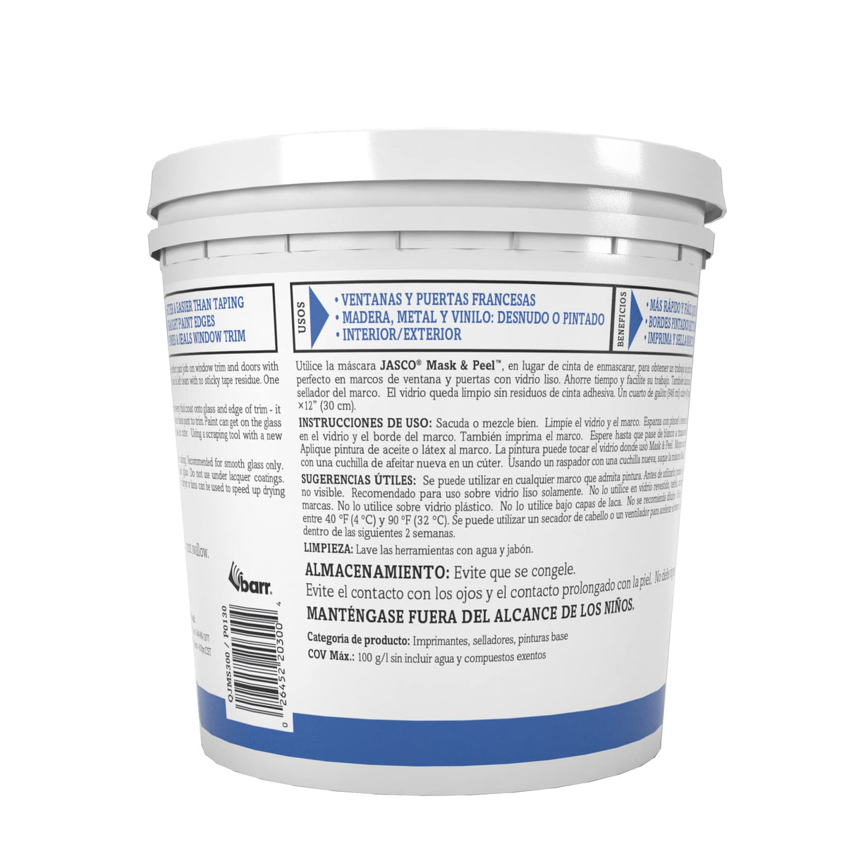 JASCO Liquid Mask & Peel, Liquid Masking Tape, 1 Quart JASCO