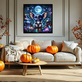 CHWGLFGG 5D Diamond Art Kits for Adults Beginners, Enchanted Forest Animal Diamond Painting Kits, DIY Full Round Drill Paint by Diamonds Dot Gem Art for Adults, Home Wall Decor 13.7X 13.7 Inch CHWGLFGG