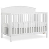 EVOLUR Dream On Me Storybrooke 5 in 1 Convertible Crib in White, JPMA & Greenguard Gold Certified,Built of Sustainable Pinewood, 3 Mattress Height Settings, Non-Toxic Water-Based Paint Finish Dream On Me