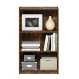 Furinno Jaya Simply Home Adjustable Shelf Bookcase, 3-Tier, Amber Pine Furinno