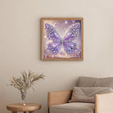 Aestalrcus Butterfly Diamond Art Kits for Adults, Butterfly Special Shape Diamond Painting Kits for Adults, DIY Gem Art Crystal Rhinestones for Gift Home Wall Decor 12x12 Inch Aestalrcus