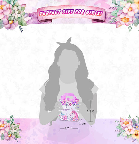 COO&KOO Charm Bracelet Making Kit, A Unicorn Girls Toy That Inspires Creativity and Imagination, Crafts for Girls Ages 8-12 with Jewelry Making Kit Perfect Gifts for 6 7 8 9 10 Girl Self-Expression! COO&KOO