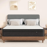 Hotkid,Queen Mattress,10 Inch High Density Foam Hybrid Mattresses in a Box with Individual Pocket Spring,Queen Size mattresses,Breathable Supportive and Pressure Relief,Guest and Kids Bedroom (Queen) Hotkid