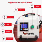 InkSonic 16x24 Dual Platen Heat Press Machine with Pneumatic Sliding System, Automatic Pressing, Auto Press for Sublimation & DTF on Shirts and Fabrics INKSONIC