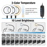 Helping Hands Soldering, PCB Holder Soldering Station Third Hand Tool with 5X Magnifying Glass with Light, 4 Arms Helping Hands Non-Slip Steel Weighted Base for Welding OBDMONSTER