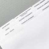 Estate Planning Portfolio 3-Ring Binders – Leather Like Feel with Gold Debossed Title. Tab Dividers and Sheet Protectors Included. (1 1/2" Capacity, Estate Planning Portfolio, Burgundy) Nancy Nikko