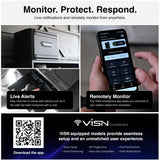 VAULTEK MX Series Safe High Capacity Smart Handgun Safe Multiple Pistol Storage Smart Safe Available in Biometric + WiFi with Auto-Open Door (Biometric + WiFi) VAULTEK