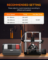 TECBEARS Rapid PETG Filament Bundle，High Speed 3D Printer Filament, High Toughness Matte PETG, Pack of 10, 10 Colors, Black+White+Gray+Red+Orange+Green+Blue+Pink+Yellow+SKU Blue TECBEARS