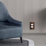 VGHOKO Outlet Covers Rustic Farmhouse Brown Wood Barn Door Decorative 1 Gang Duplex Light Switch Cover Plate Receptacle Wall Plate Electrical Switch Plate Covers for Bathroom Decor VGHOKO