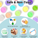 Drawdart Air Dry Clay- 36 Colors Modeling Clay Kit with 3 Sculpting Tools, Safe & Non-Toxic, Magic Foam Clay for Kids and Adults, DIY Molding Clay Gift for Boys and Girls Drawdart