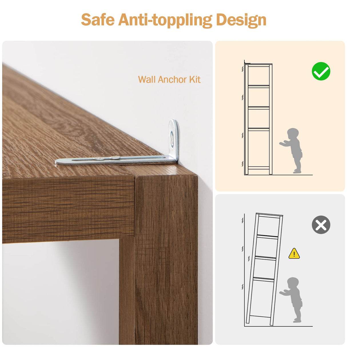 SICOTAS Bookshelf 5 Tier Book Shelf Rattan Boho 71" Tall Bookcase with Doors Storage Shelves Large Bookshelves Farmhouse Bookcases Library Book Case for Living Room Bedroom Home Office Kitchen SICOTAS