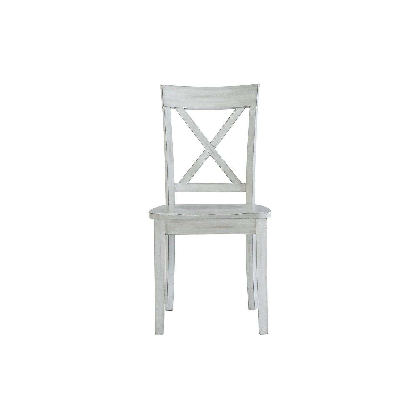 Boraam Jamestown Dining Chair, Set of 2, Antique White - WoodArtSupply