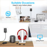 24W AC Adapter Multi Volt Replacement Switching Power Supply DC Plug Cord 12V 5V 6V 7V 8V 9V 10V 11V 13V 14V 15V 16V 17V 18V 19V 20V, Universal Adapters for Routers Speakers CCTV and LED Strip IBERLS