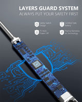 Betrich long lighter, Candle Lighters Electric Lighter, Rechargeable Arc Lighter with LED Display, 360° Flexible Neck Flameless Grill Lighters for Candle Aromatherapy Camping BBQ Gas Stoves-Deep Black Betrich