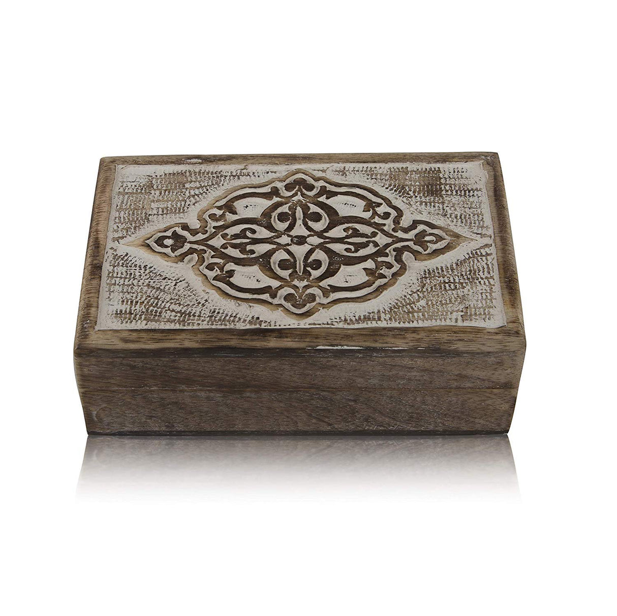 Great Birthday Gift Ideas Handmade Decorative Wooden Jewelry Box Jewelry Organizer Keepsake Box Treasure Chest Trinket Holder Watch Box Storage Box The Great Indian Bazaar