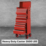 Nefish 6 Inch Heavy Duty Caster Wheels, Industrial Casters Set of 4, Locking Industrial Swivel Top Plate Casters 2600 Lbs, 360 Degree Industrial Grade Casters for Industrial, Furniture, Equipment Nefish