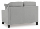 Signature Design by Ashley Adlai Casual Loveseat with 2 Toss Pillows, Light Gray Signature Design by Ashley