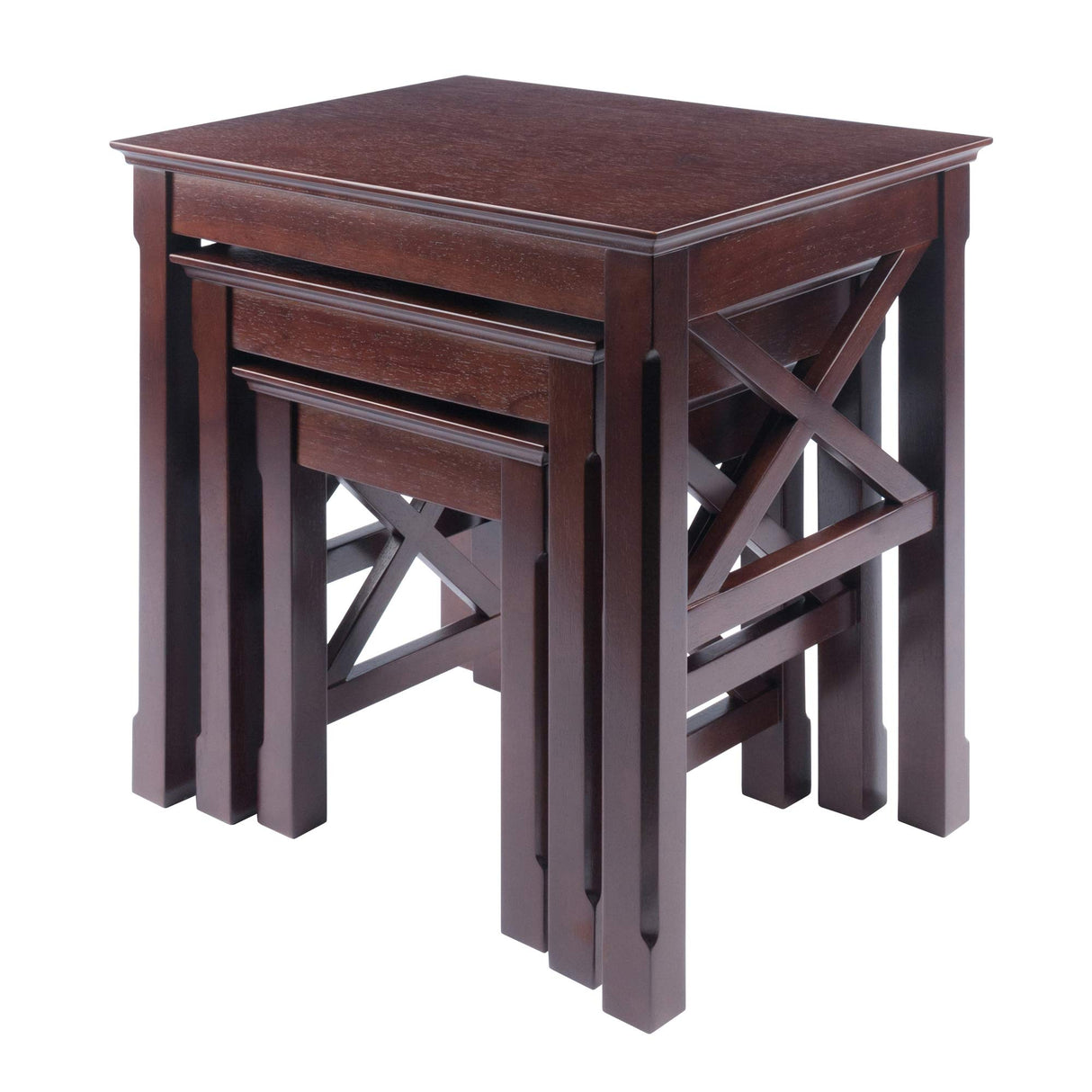 Winsome Xola Nesting Tables, Cappuccino Winsome