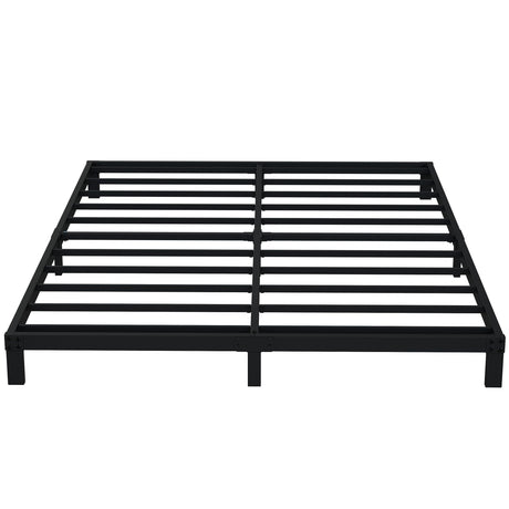 EMODA 6 Inch Heavy Duty Metal King Bed Frame - No Box Spring Required, Noise-Free Design, Easy Assembly EMODA