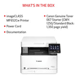 Canon Color imageCLASS MF652Cw - Wireless Laser Printer, Multifunction with Scanner, Copier, Mobile Ready, 3 Year Limited Warranty, 22 PPM Color, White Canon