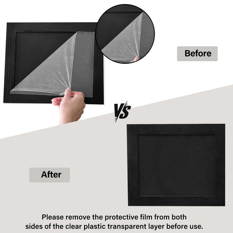 Dononr Hidden Gun Storage, Hidden Gun Safe for Pistols with Magnetic, Wooden Picture Frames for Handgun, Hidden Storage Gun Safe Home Furniture, Concealment Furniture Picture Frame Box, Black Dononr