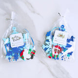 Winlyn 24 Sets Christmas Craft Kits Winter Crafts DIY Christmas Snowflake Ornaments Decorations Art Sets Foam Snowman Santa Owl Christmas Stickers for Kids Holiday Classroom Activities Party Favors Winlyn