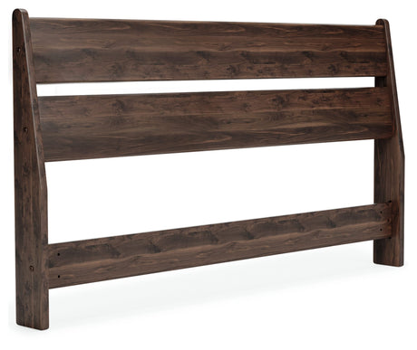 Signature Design by Ashley Calverson Modern Open Slat Panel Headboard ONLY, Queen, Brown Signature Design by Ashley