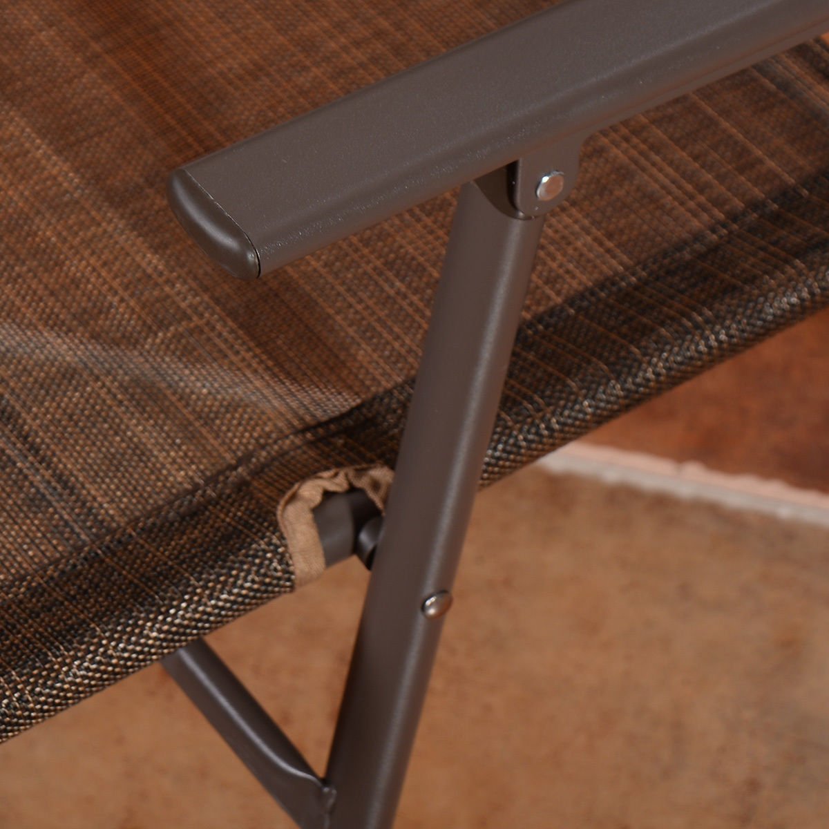 Giantex Set of 4 Patio Folding Sling Chairs Steel Camping Deck Garden Pool Backyard Chairs Giantex