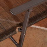 Giantex Set of 4 Patio Folding Sling Chairs Steel Camping Deck Garden Pool Backyard Chairs Giantex