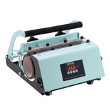VEVOR Tumbler Heat Press Machine, 11-30oz Mug Press, Heat Up Fast and Even, Tumbler Press with Sublimation Paper, Tape and Gloves, Temp and Time Setting, for Sublimation Tumblers, Cups, Mugs, Green VEVOR