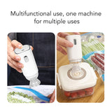 Auto Vacuum Bag Pump, USB Rechargeable Handheld Pump Mini Air Pump, 3D Printer Filament Storage Bags Vacuum for Travel Vacuum Storage Bags Space Saver Bags Vacuum Food Bags Yunseity