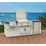 Stanbroil 28-Inch Premium Built-In Liquid Propane Griddle for Outdoor Kitchen Grill, Durable Stainless Steel 2-Burner Flat Top Grill with Lid for BBQ Island, 34,000 BTUs Stanbroil