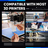 48 Pieces 3D Printer Nozzle Cleaning Kit 0.4 mm Stainless Steel Nozzle Cleaning Needles 3D Printer Nozzle Cleaner for 3D Printer Accessory Hotop