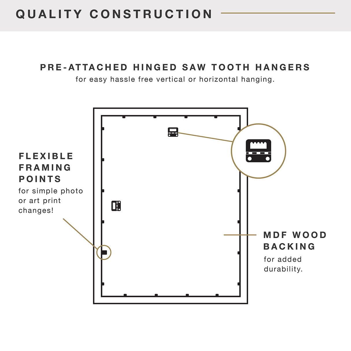 MCS Frame for Puzzles, Natural, 20 x 27 in or smaller MCS