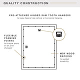 MCS Frame for Puzzles, Natural, 20 x 27 in or smaller MCS