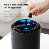 AROEVE Air Purifiers for Bedroom Home, Air Purifier For Smoke Pollen Dander Hair Smell Air Cleaner with Sleep Mode Speed Control For Bedroom Office, MK01- Black(Available for California) AROEVE