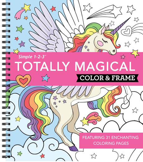 Color & Frame - Totally Magical (Coloring Book) WoodArtSupply