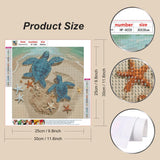 hill froeistung 5D Turtles Diamond Art Painting Kits for Adults,Starfish Diamond Art for Beginners, DIY Full Drill Beaches Diamond Art Painting(12X12 inch) hill froeistung