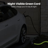 GEARit 30-Amp Extension Cord for Dryer and EV, 125/250-Volt, 4-Prong, Compatible with Tesla Model 3 Model Y Model X Model S, NEMA 14-30P to 14-30R, Level 2 EV Charging Cable STW 10AWG/4, 50 Ft, Green GearIT