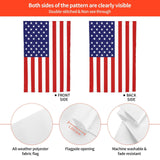 Outdoor 12x18 Inch Double Sided American Garden Flag American 4th of July Decorative Flag Fade Resistant Banner for Yard Lawn Home Decor DGFhk
