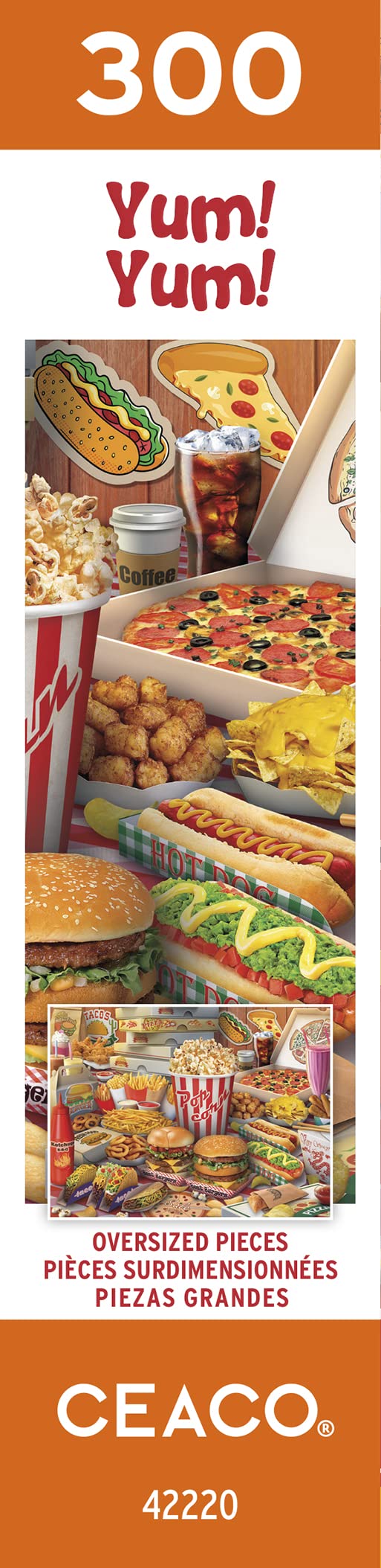 Ceaco - Yum Yum - 300 Oversized Piece Jigsaw Puzzle Ceaco