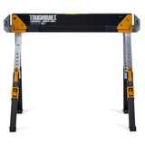 ToughBuilt - Folding Sawhorse - Sturdy, Durable, Lightweight, Heavy-Duty, 100% High Grade Steel - Adjustable up to 4x4 Size Support Arms - 1300 LB Capacity - (TB-C700) - 2 Pack ToughBuilt