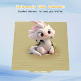 3D Printer Platform Double Sided Textured PEI Sheet Build Pate Honeycomb-Shaped Spring Steel Flexible Removable 3D Printer Bed for Creality CR-10/10S/Anet A8/E12/Artillery SW-X1/X2 310x310 mm Jusnboir