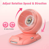 ETUDAW Bead Spinner, Rechargeable Electric Clay Bead Spinner Kit for Bracelet Making, Beginner 4500PCS Clay Beads Kit with Dual Needles and Adjustable Speed, Gift for Holidays, Birthdays (Pink) ETUDAW