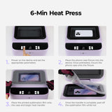 HTVRONT Phone Case Heat Press Machine - Phone Case Auto Heat Press with 3D Vacuum Heat, Precise Temperature Sublimation Phone Case Press Machine for Badges, Coasters, etc. (Compatible with iPhone) HTVRONT