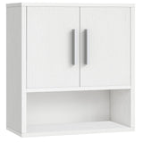 HOOBRO Bathroom Wall Cabinet, Medicine Cabinet, 15 x 7.1 x 16.1Inches, Adjustable Shelf, Over The Toilet Wall Storage Cabinet, for Bathroom, Bedroom, White HOOBRO