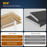 Shintenchi Standing Desk, 63x24 Inch Height Adjustable Electric Sit Stand up Desk, Ergonomic Rising Computer Table, Modern Lift Gaming Desk Workstation for Home Office, White Shintenchi