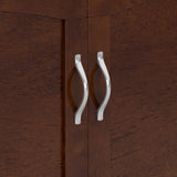 AFI, Marion Queen Wood Murphy Bed Chest with 6" Mattress, Storage Drawer, & Built-in Charger, Walnut AFI