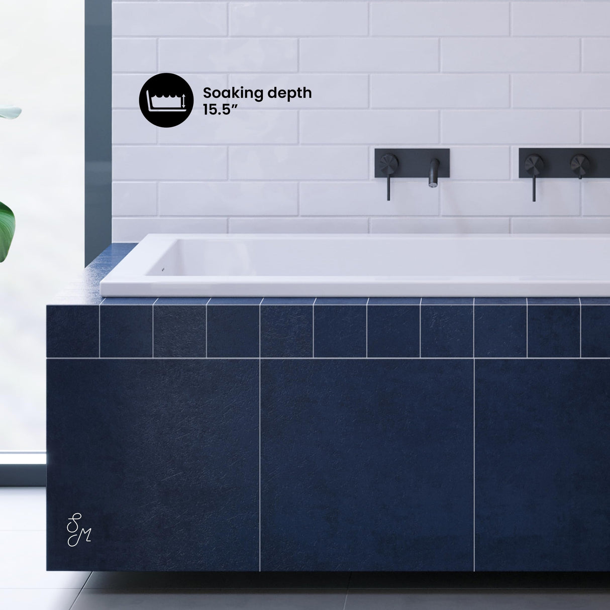 Swiss Madison Well Made Forever SM-DB569 Voltaire 60"x30" Acrylic Drop-In Bathtub Swiss Madison