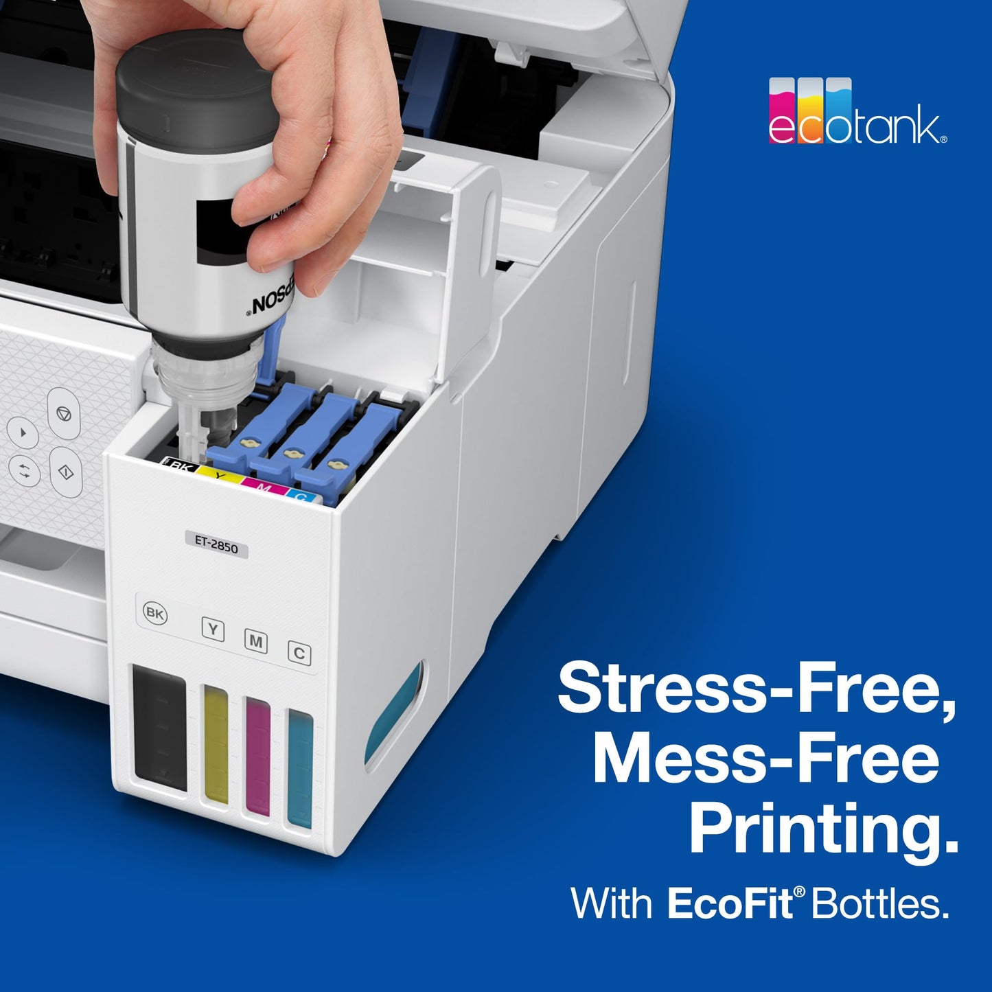 EPSON 502 EcoTank Ink Ultra-high Capacity Bottle Color Combo Pack Works with ET-2750, ET-2760, ET-2850, ET-3750, ET-3760, ET-3850, ET-4850, and other select EcoTank models